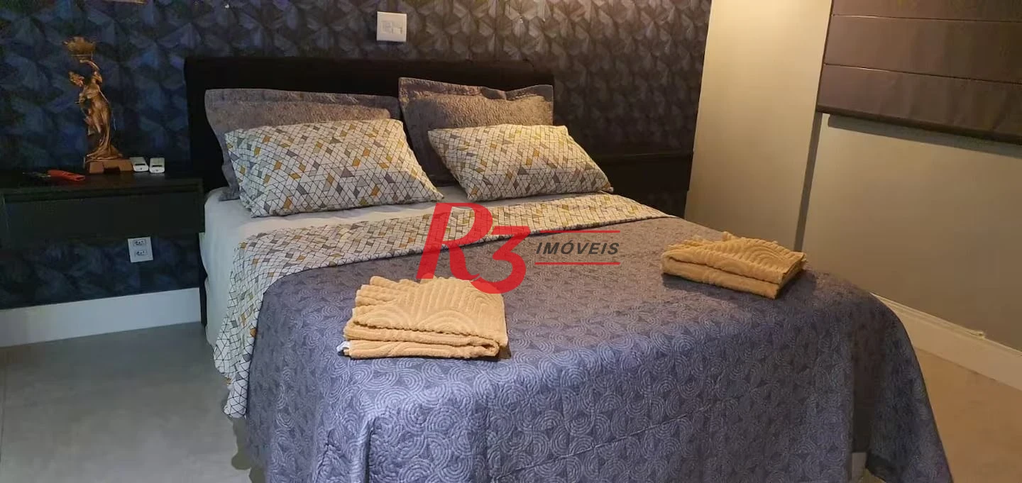 Apartamento com 2 dormitórios à venda, 90 m² por R$ 880.000,00 - Campo Grande - Santos/SP