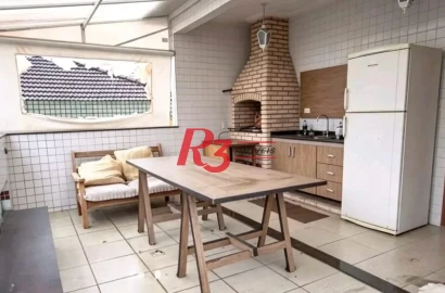 Casa com 4 dormitórios à venda, 150 m² por R$ 1.300.000,00 - Campo Grande - Santos/SP