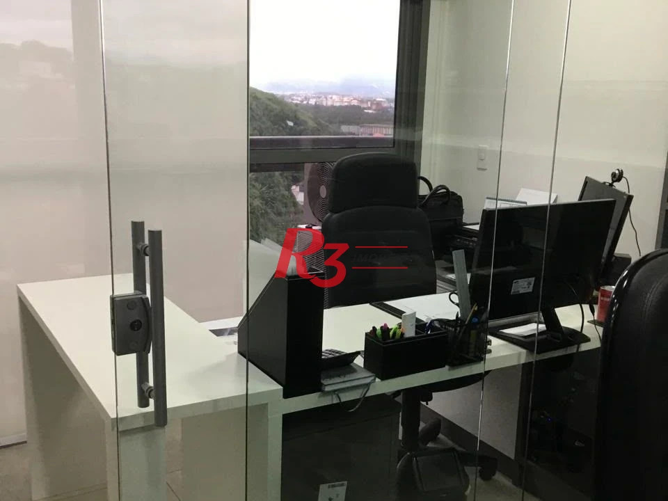 Sala para alugar, 42 m² - Valongo - Santos/SP