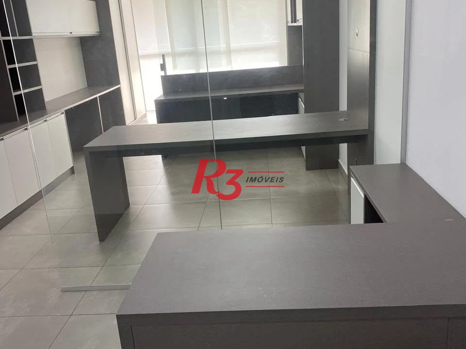 Sala para alugar, 42 m² - Valongo - Santos/SP