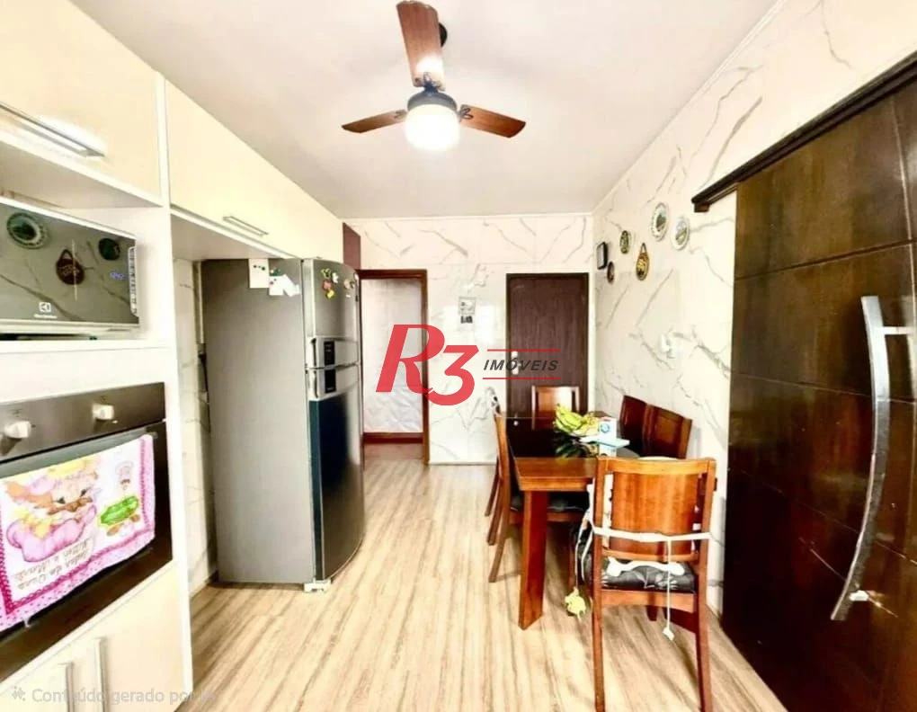Apartamento com 3 dormitórios à venda, 120 m² por R$ 813.000,00 - Ponta da Praia - Santos/SP