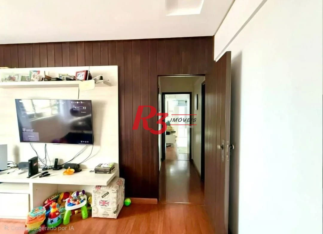 Apartamento com 3 dormitórios à venda, 120 m² por R$ 813.000,00 - Ponta da Praia - Santos/SP