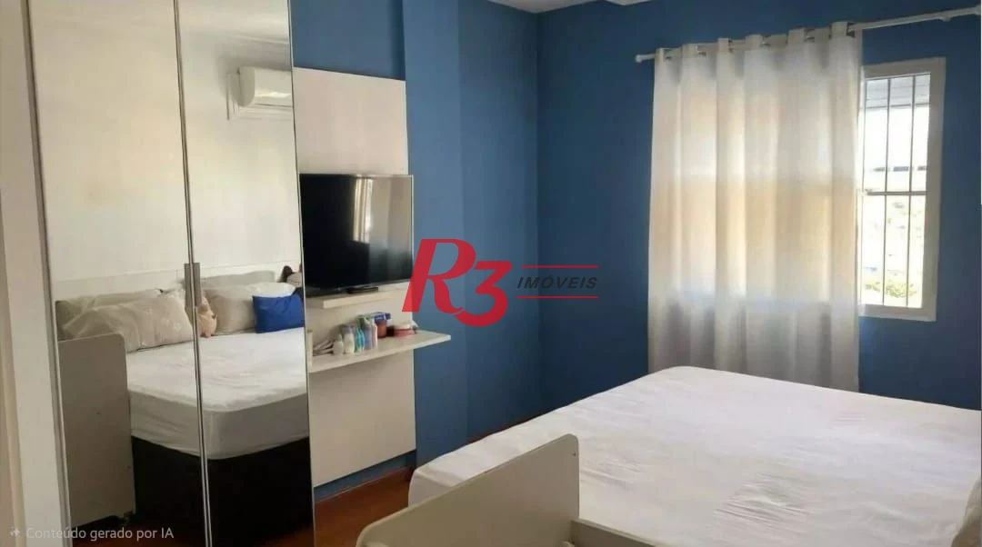 Apartamento com 3 dormitórios à venda, 120 m² por R$ 813.000,00 - Ponta da Praia - Santos/SP