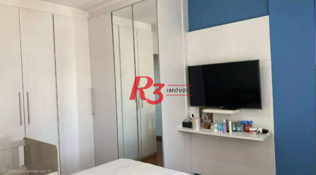 Apartamento com 3 dormitórios à venda, 120 m² por R$ 813.000,00 - Ponta da Praia - Santos/SP