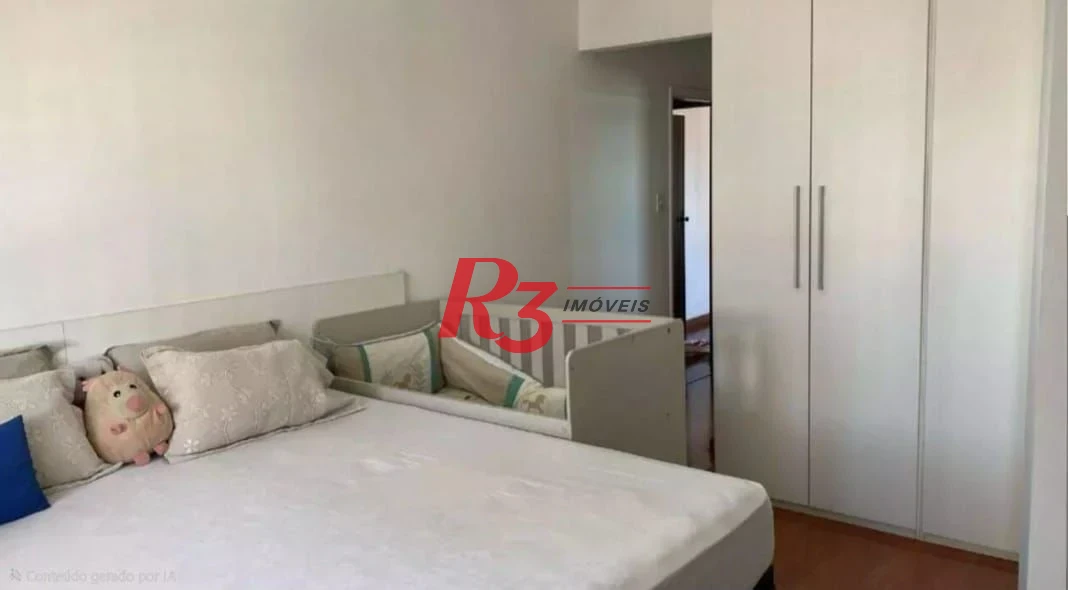 Apartamento com 3 dormitórios à venda, 120 m² por R$ 813.000,00 - Ponta da Praia - Santos/SP