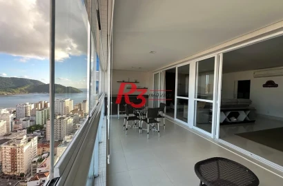Apartamento com 1 dormitório à venda, 106 m² por R$ 2.000.000,00 - Aparecida - Santos/SP
