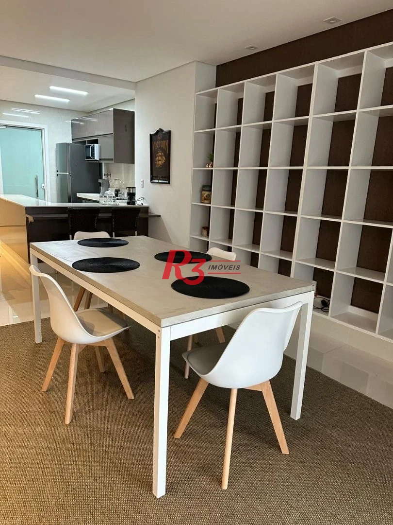 Apartamento com 1 dormitório à venda, 106 m² por R$ 2.000.000,00 - Aparecida - Santos/SP