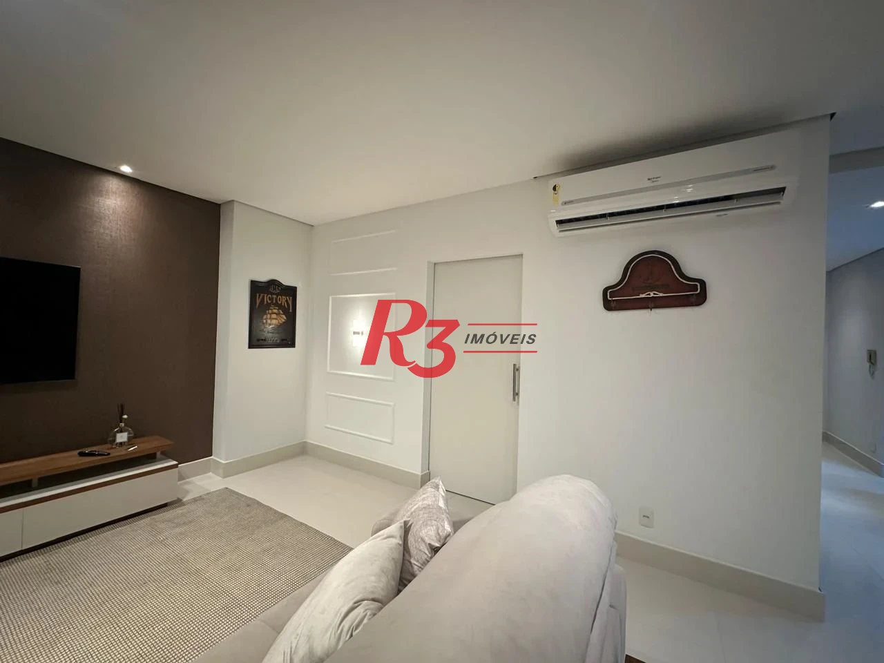 Apartamento com 1 dormitório à venda, 106 m² por R$ 2.000.000,00 - Aparecida - Santos/SP