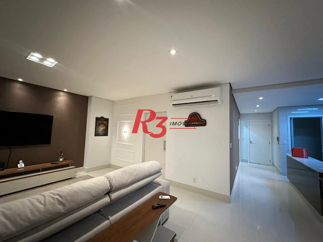 Apartamento com 1 dormitório à venda, 106 m² por R$ 2.000.000,00 - Aparecida - Santos/SP