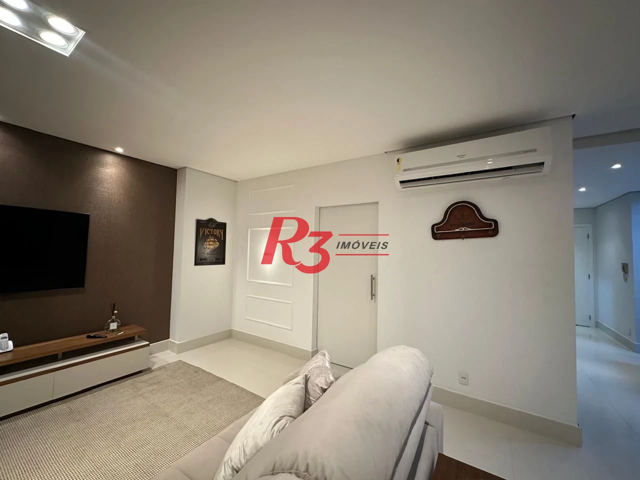 Apartamento com 1 dormitório à venda, 106 m² por R$ 2.000.000,00 - Aparecida - Santos/SP