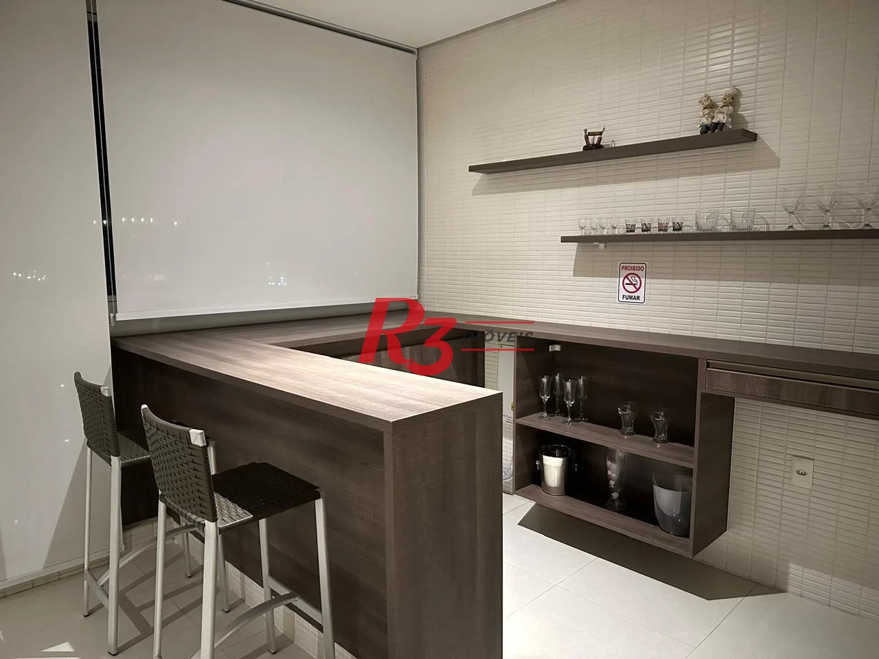 Apartamento com 1 dormitório à venda, 106 m² por R$ 2.000.000,00 - Aparecida - Santos/SP