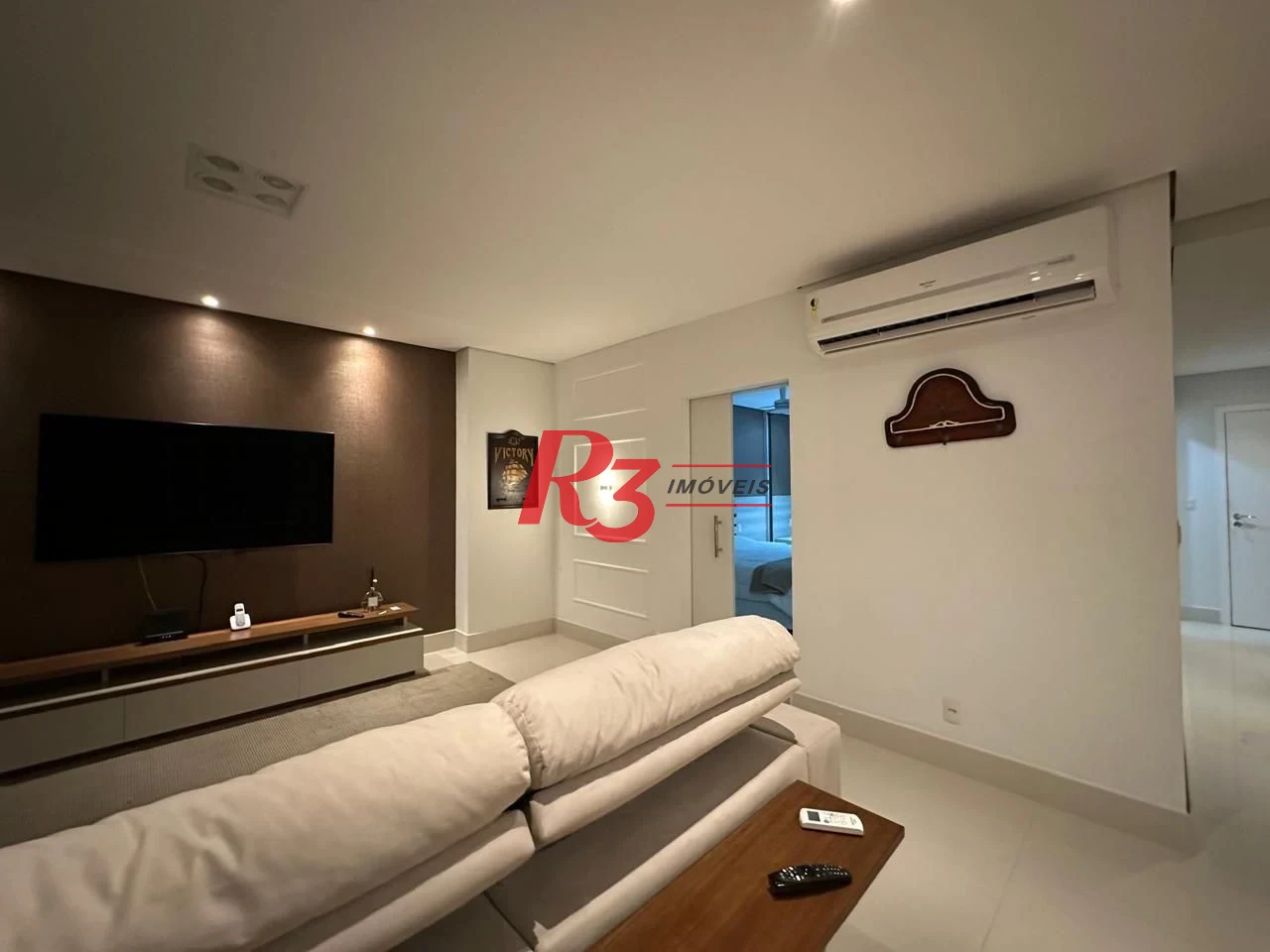 Apartamento com 1 dormitório à venda, 106 m² por R$ 2.000.000,00 - Aparecida - Santos/SP
