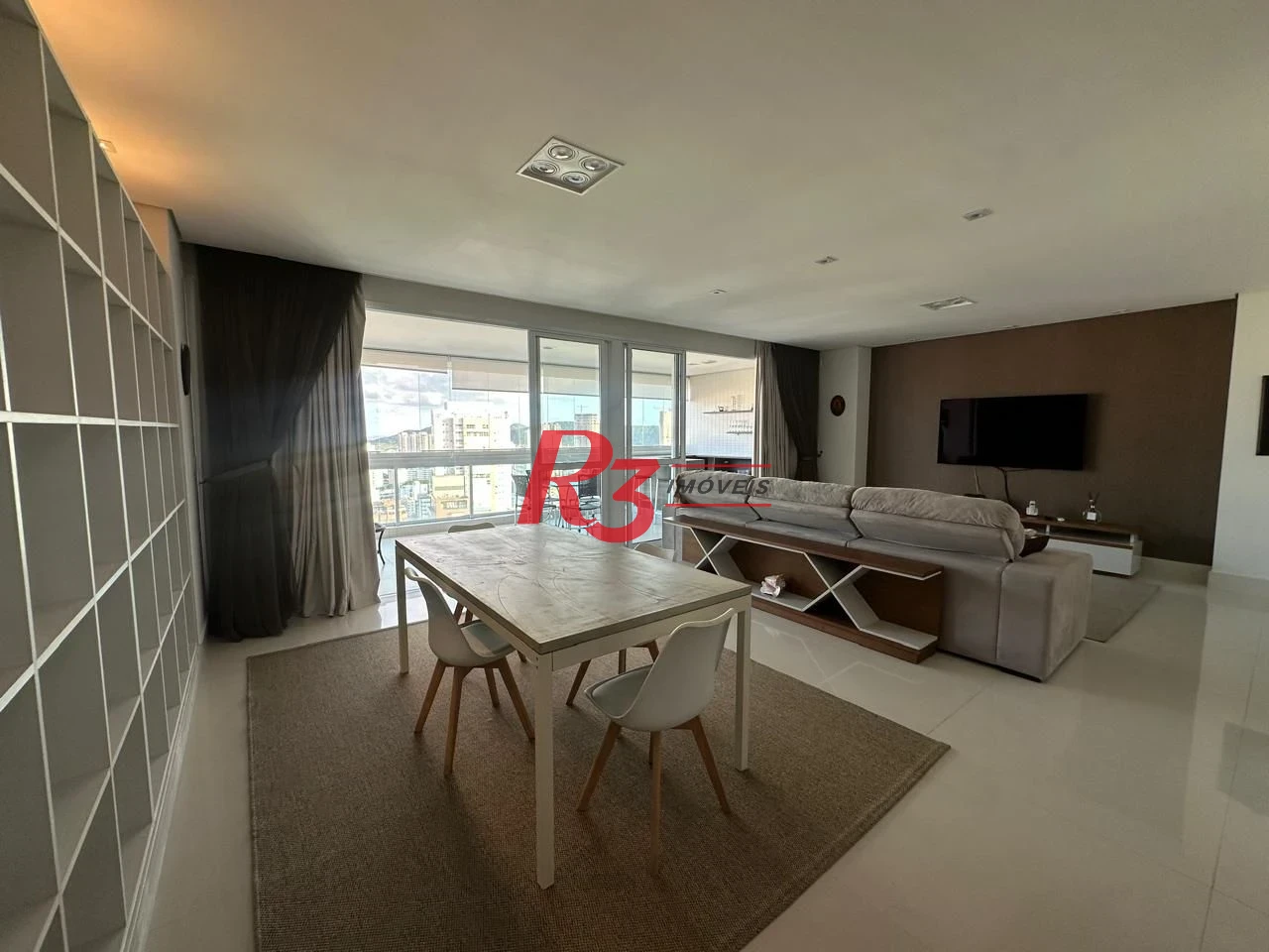 Apartamento com 1 dormitório à venda, 106 m² por R$ 2.000.000,00 - Aparecida - Santos/SP