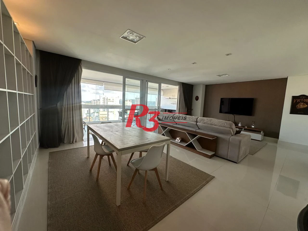 Apartamento com 1 dormitório à venda, 106 m² por R$ 2.000.000,00 - Aparecida - Santos/SP