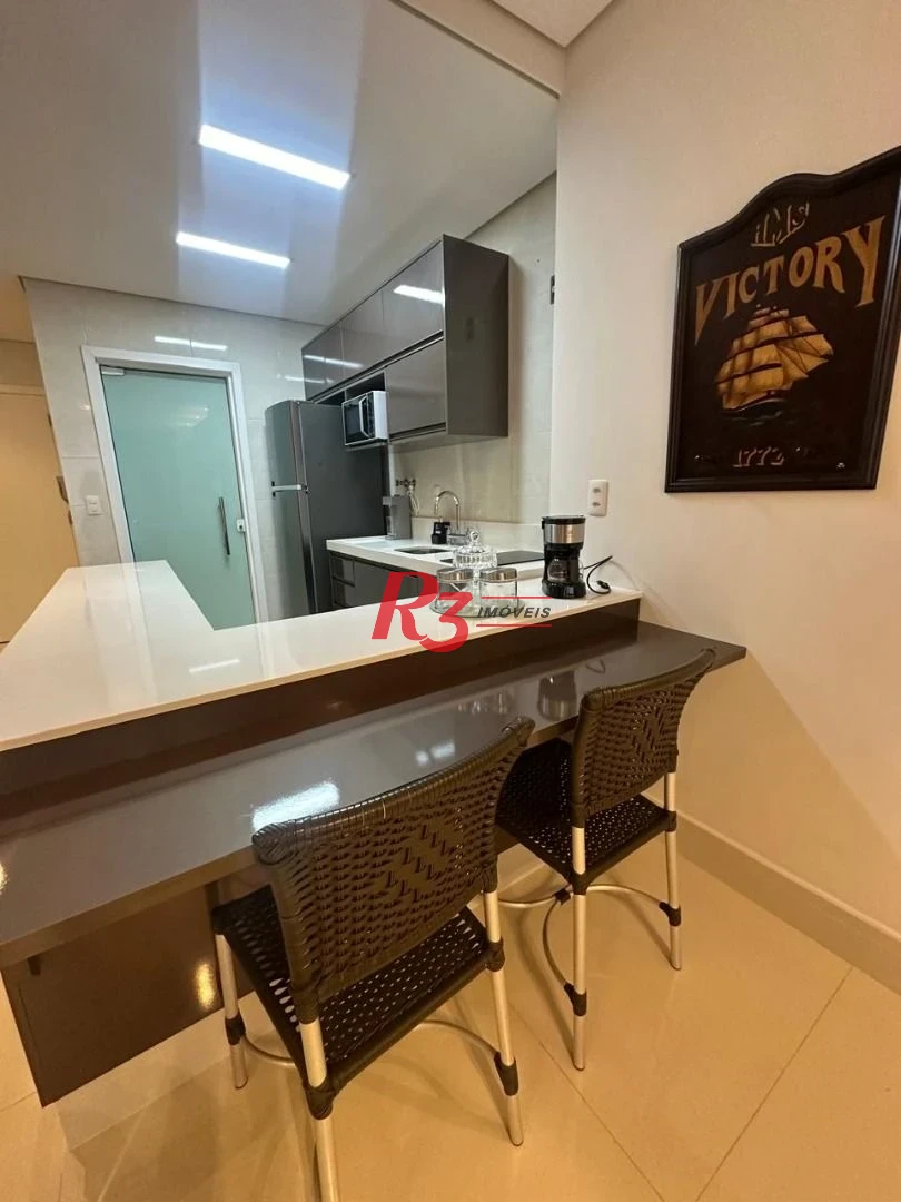 Apartamento com 1 dormitório à venda, 106 m² por R$ 2.000.000,00 - Aparecida - Santos/SP