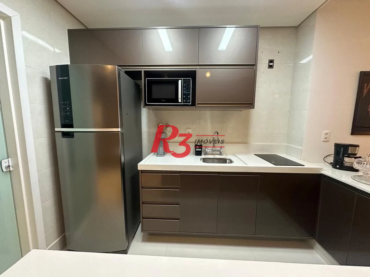 Apartamento com 1 dormitório à venda, 106 m² por R$ 2.000.000,00 - Aparecida - Santos/SP