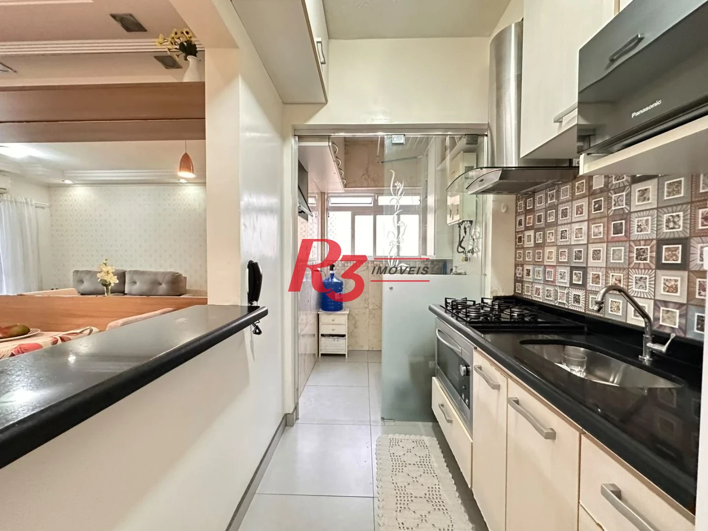 Apartamento com 3 dormitórios à venda, 69 m² por R$ 430.000,00 - Areia Branca - Santos/SP