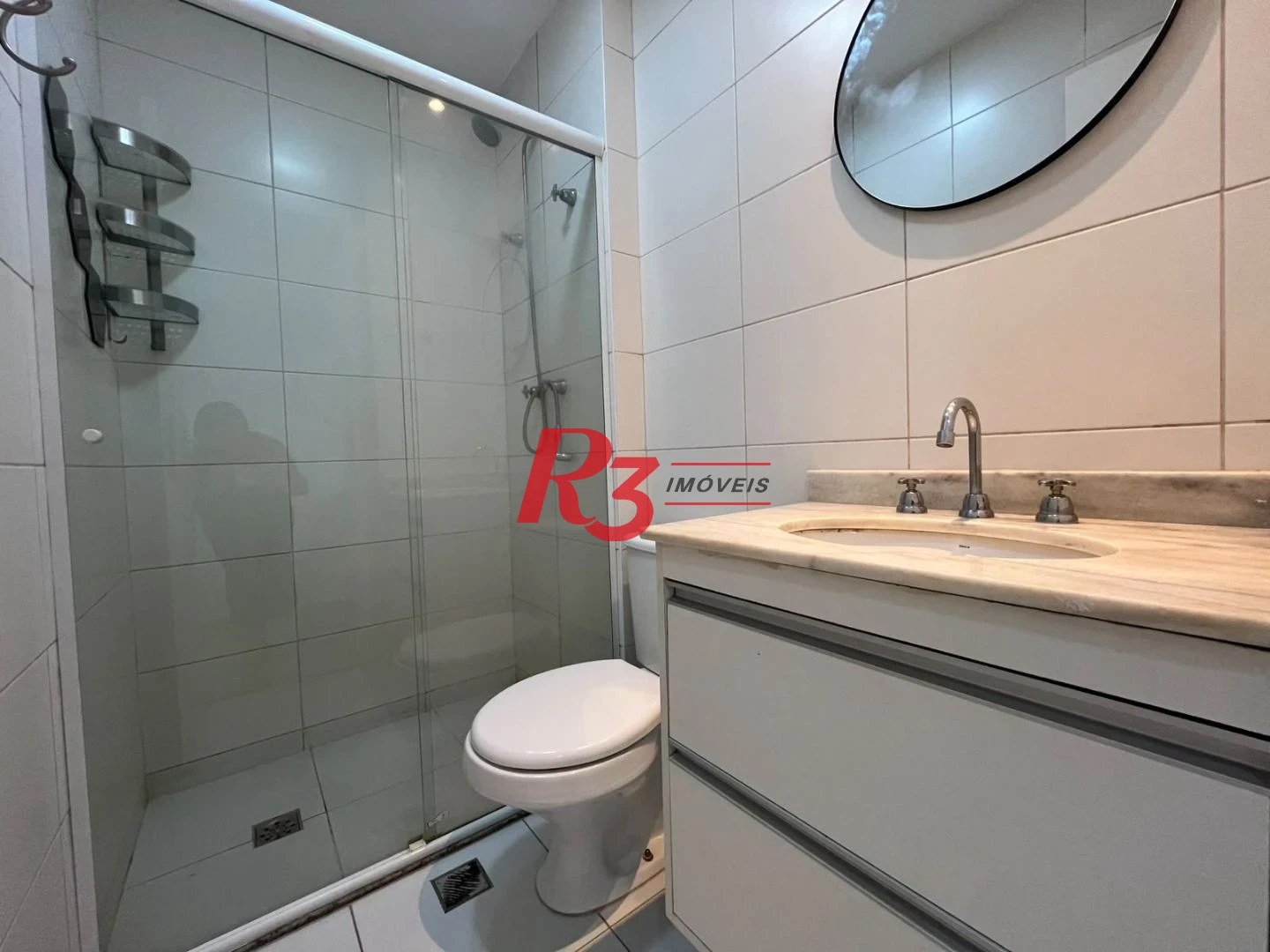 Apartamento com 3 dormitórios para alugar, 98 m² por R$ 6.800,00/mês - Marapé - Santos/SP