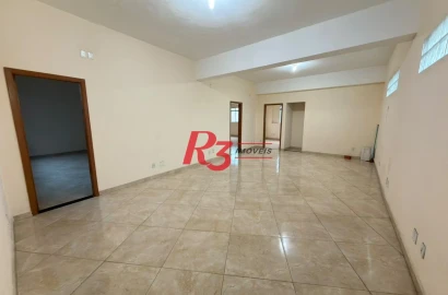 Sala para alugar, 150 m² por R$ 3.000,02/mês - Centro - Santos/SP