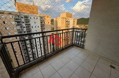 Apartamento com 3 dormitórios à venda, 69 m² por R$ 395.000,00 - Areia Branca - Santos/SP