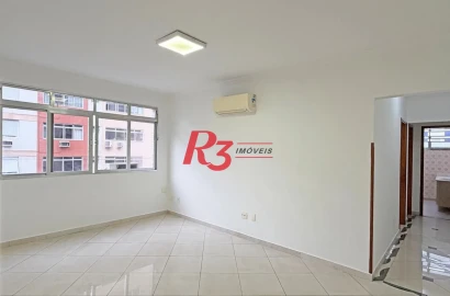 Apartamento com 3 dormitórios para alugar, 118 m² por R$ 3.800,02/mês - Aparecida - Santos/SP