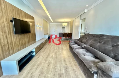 Apartamento com 2 dormitórios à venda, 98 m² por R$ 730.000,00 - Gonzaga - Santos/SP