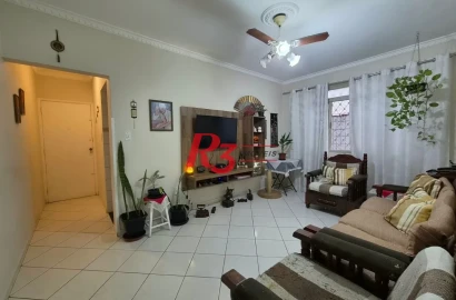 Apartamento com 2 dormitórios à venda, 71 m² por R$ 399.000,00 - Embaré - Santos/SP