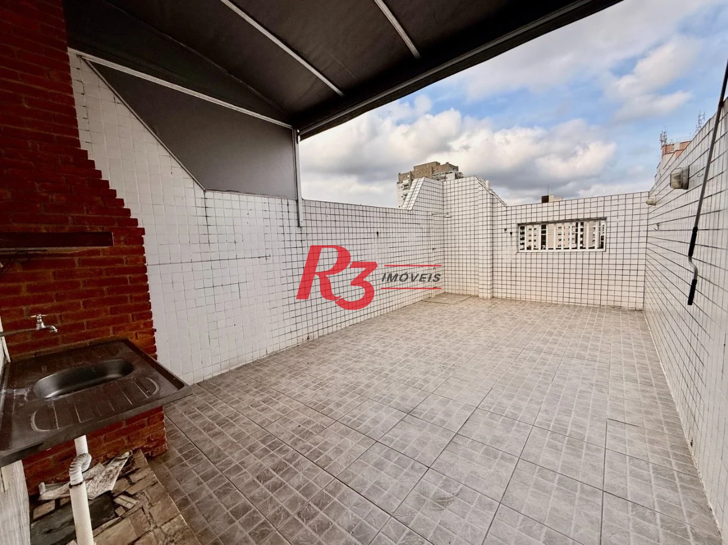 Cobertura com 2 dormitórios para alugar, 171 m² por R$ 4.500,00/mês - Marapé - Santos/SP