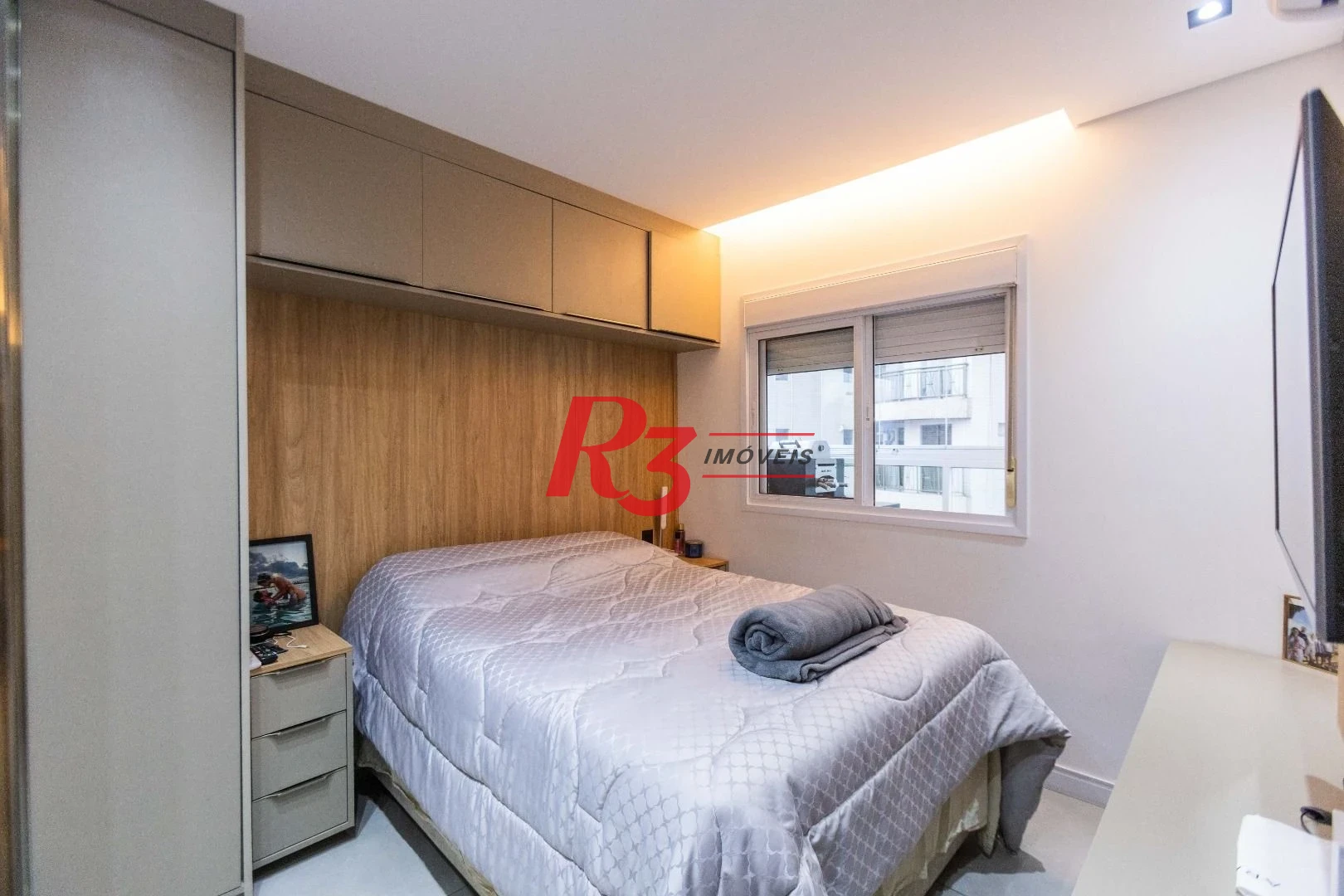 Apartamento com 1 dormitório à venda, 55 m² por R$ 765.000,00 - Ponta da Praia - Santos/SP