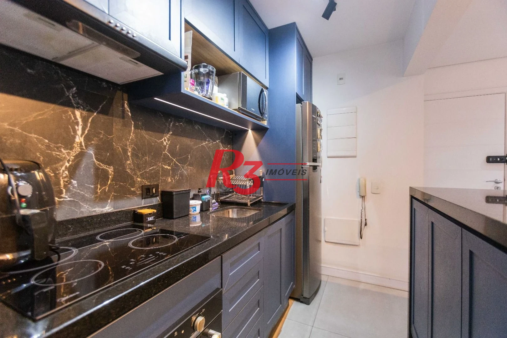Apartamento com 1 dormitório à venda, 55 m² por R$ 765.000,00 - Ponta da Praia - Santos/SP
