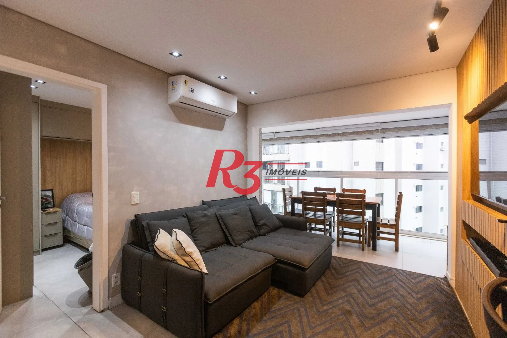 Apartamento com 1 dormitório à venda, 55 m² por R$ 765.000,00 - Ponta da Praia - Santos/SP