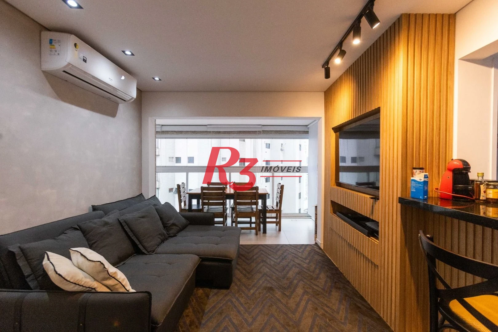 Apartamento com 1 dormitório à venda, 55 m² por R$ 765.000,00 - Ponta da Praia - Santos/SP