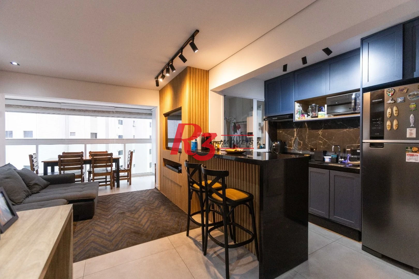 Apartamento com 1 dormitório à venda, 55 m² por R$ 765.000,00 - Ponta da Praia - Santos/SP