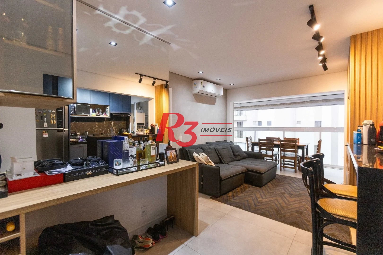Apartamento com 1 dormitório à venda, 55 m² por R$ 765.000,00 - Ponta da Praia - Santos/SP