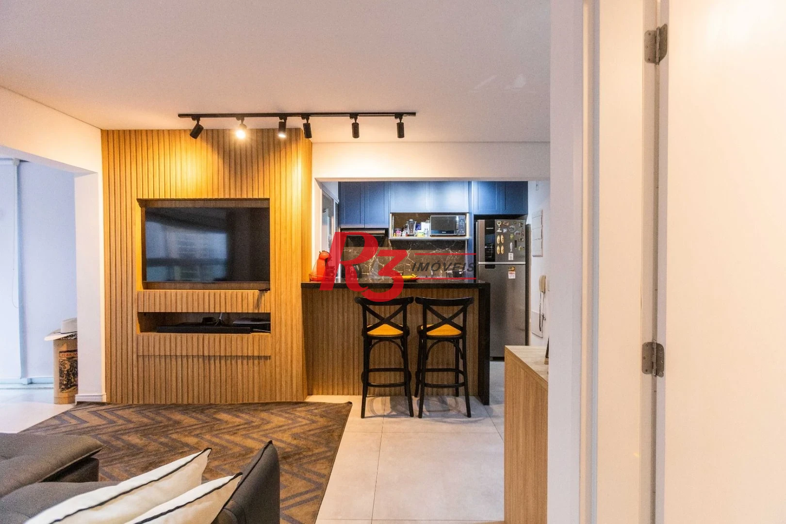 Apartamento com 1 dormitório à venda, 55 m² por R$ 765.000,00 - Ponta da Praia - Santos/SP