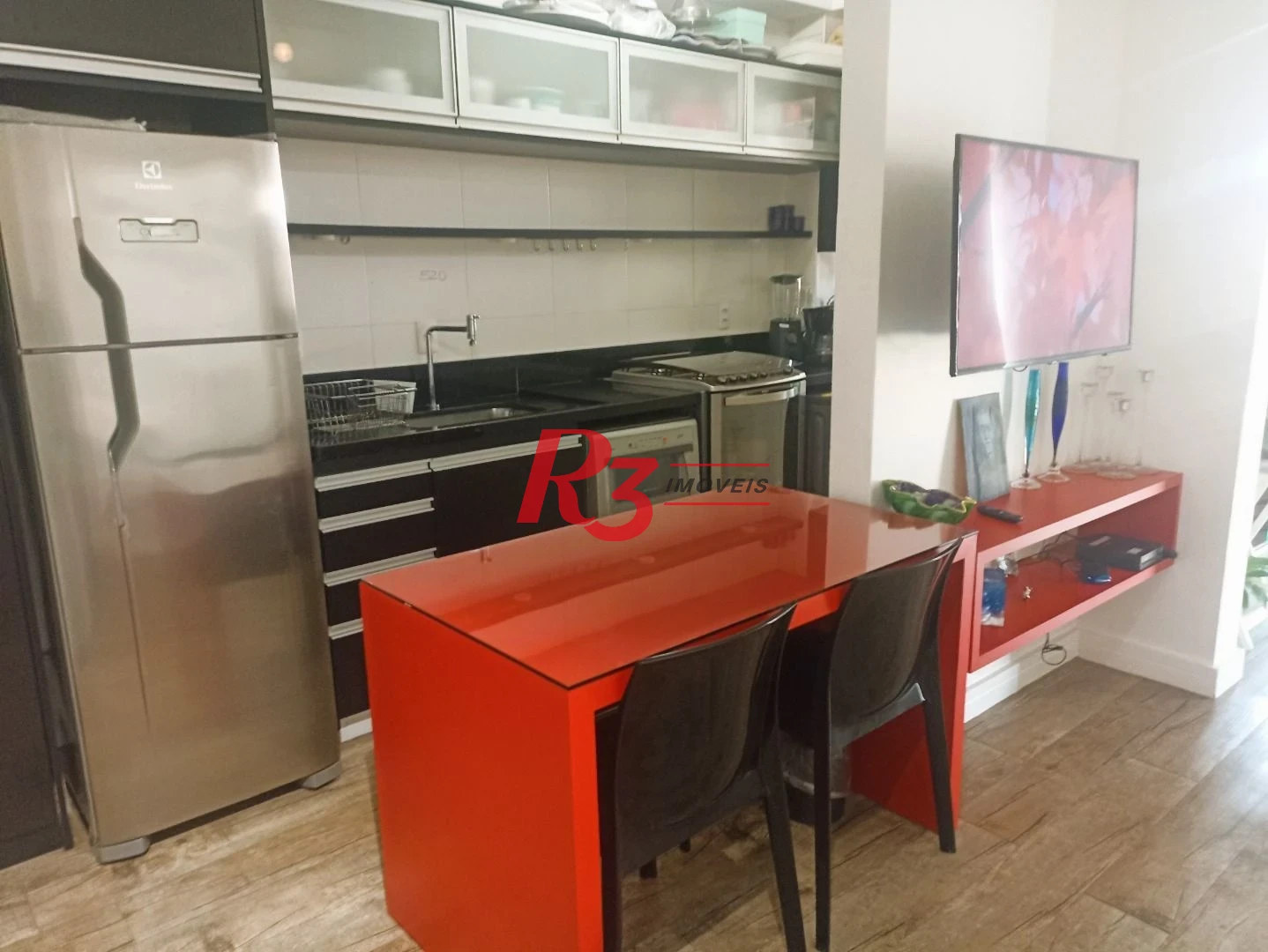Apartamento com 1 dormitório à venda, 49 m² por R$ 730.000,00 - Ponta da Praia - Santos/SP