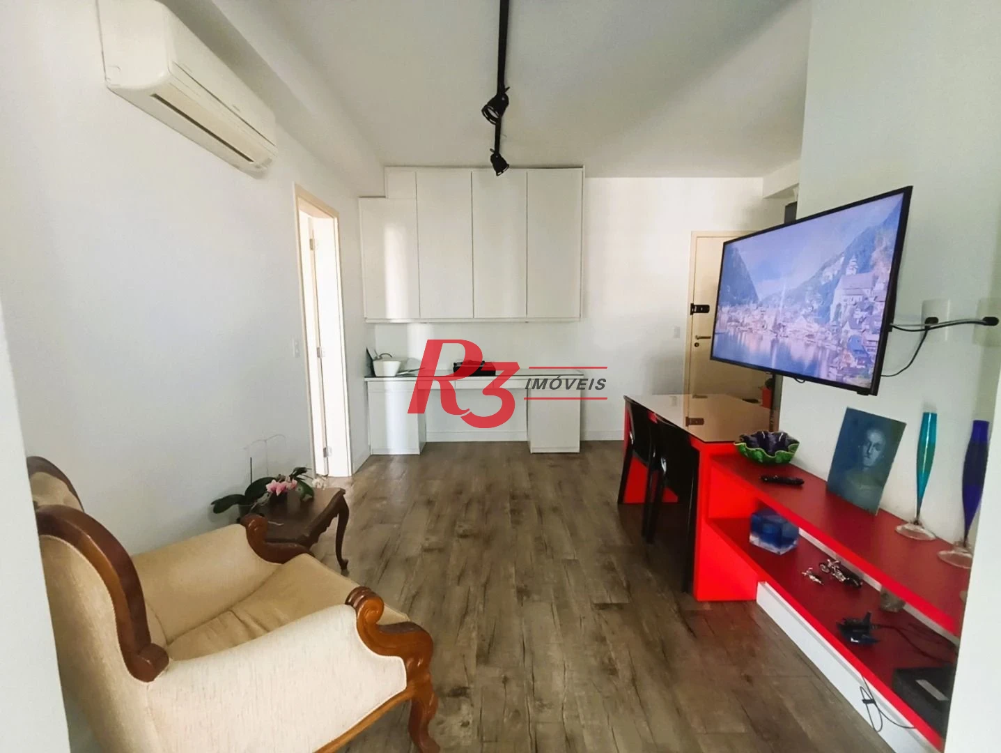 Apartamento com 1 dormitório à venda, 49 m² por R$ 730.000,00 - Ponta da Praia - Santos/SP