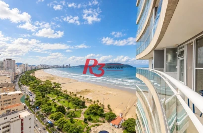 Apartamento com 2 dormitórios à venda, 72 m² por R$ 2.100.000,00 - Pompéia - Santos/SP