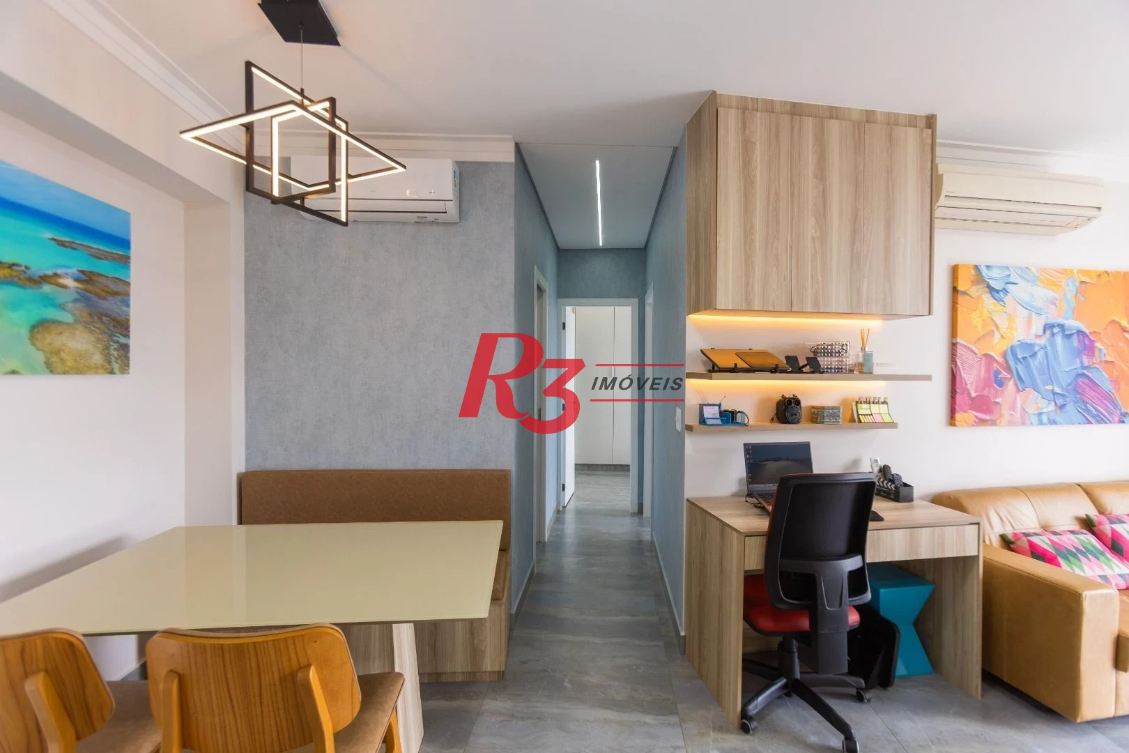 Apartamento com 2 dormitórios à venda, 72 m² por R$ 2.100.000,00 - Pompéia - Santos/SP