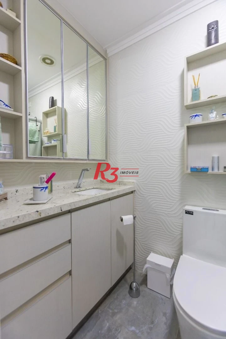 Apartamento com 2 dormitórios à venda, 72 m² por R$ 2.100.000,00 - Pompéia - Santos/SP