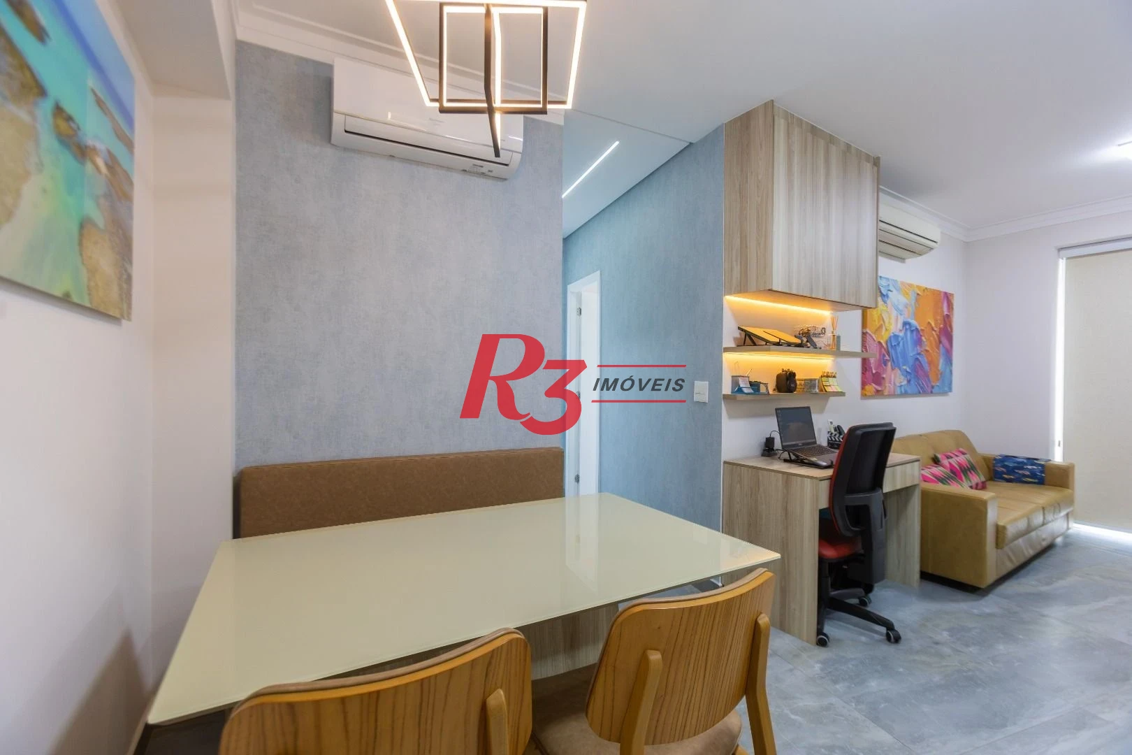 Apartamento com 2 dormitórios à venda, 72 m² por R$ 2.100.000,00 - Pompéia - Santos/SP