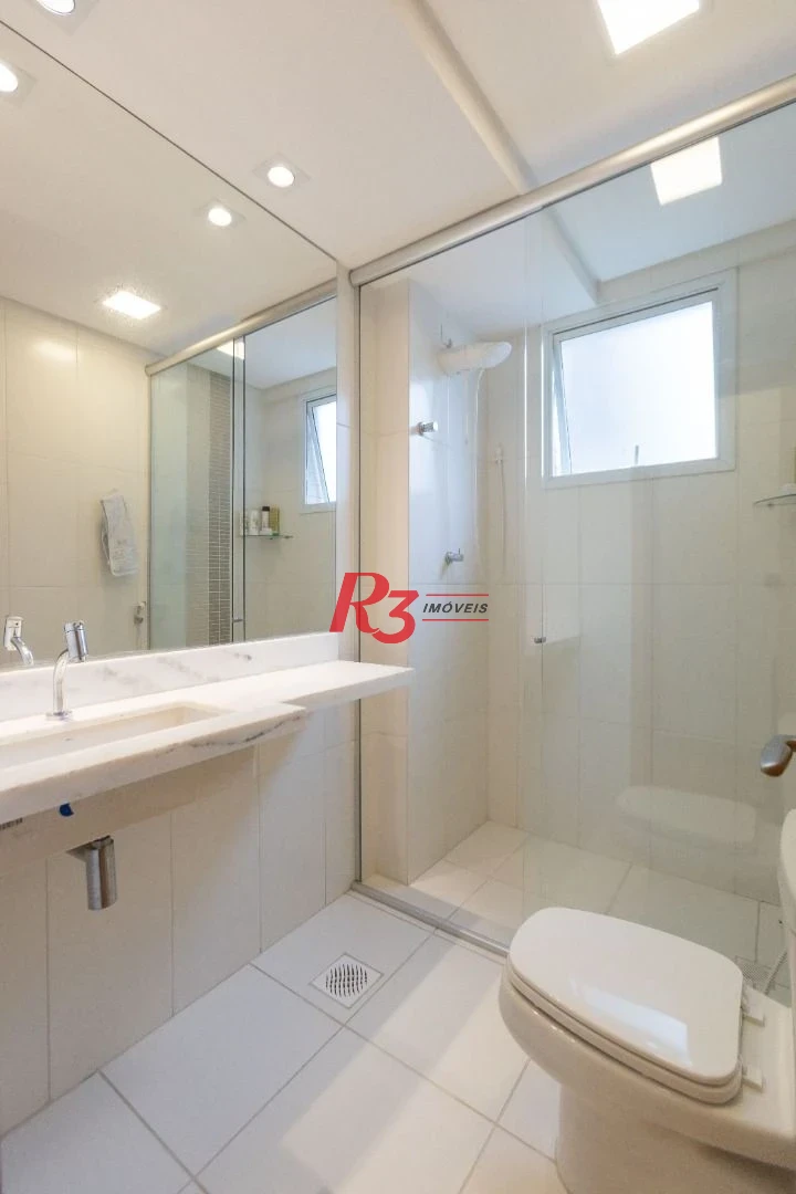 Apartamento com 2 dormitórios à venda, 112 m² por R$ 1.390.000,00 - Gonzaga - Santos/SP