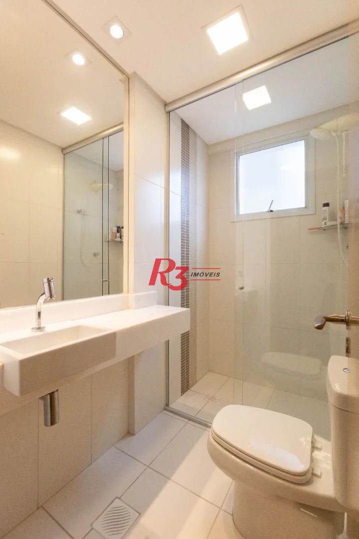 Apartamento com 2 dormitórios à venda, 112 m² por R$ 1.390.000,00 - Gonzaga - Santos/SP