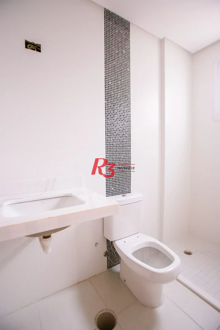 Apartamento com 3 dormitórios à venda, 128 m² por R$ 1.650.000,00 - Embaré - Santos/SP