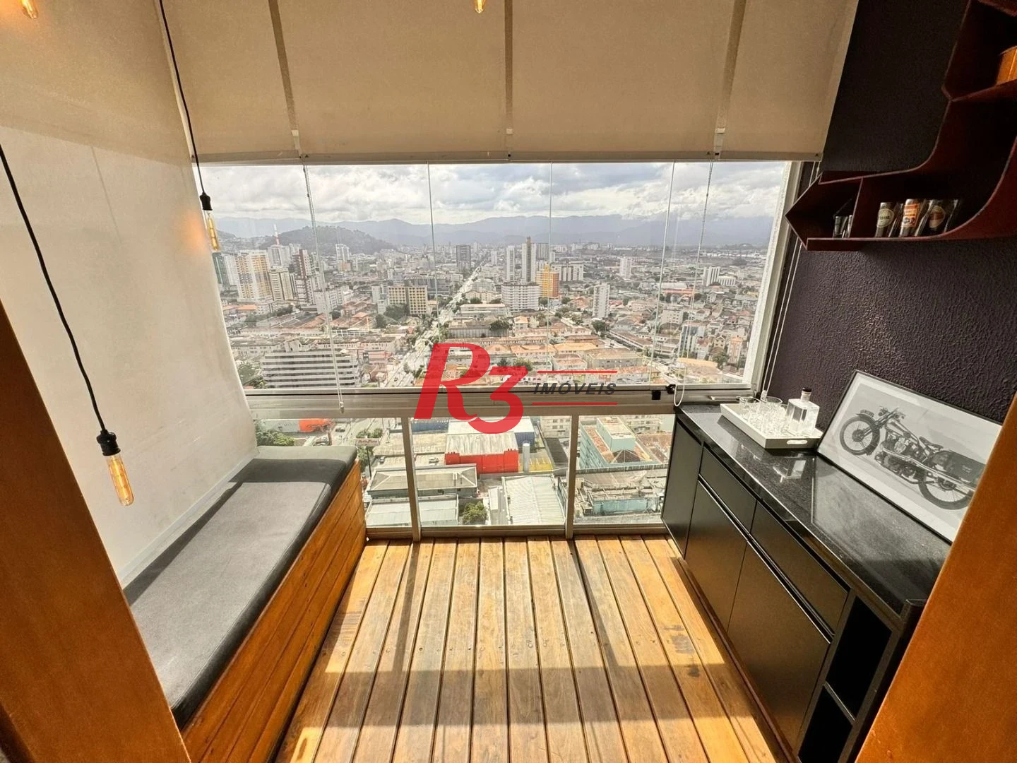 Apartamento com 1 dormitório para alugar, 47 m² por R$ 5.500,00/mês - Boqueirão - Santos/SP