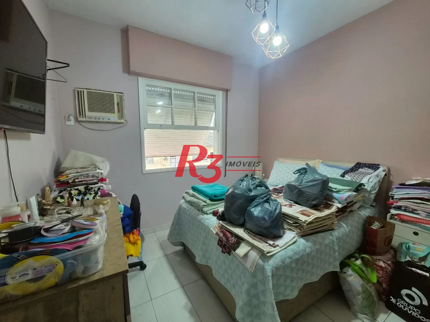 Apartamento com 2 dormitórios à venda, 121 m² por R$ 550.000,00 - Aparecida - Santos/SP