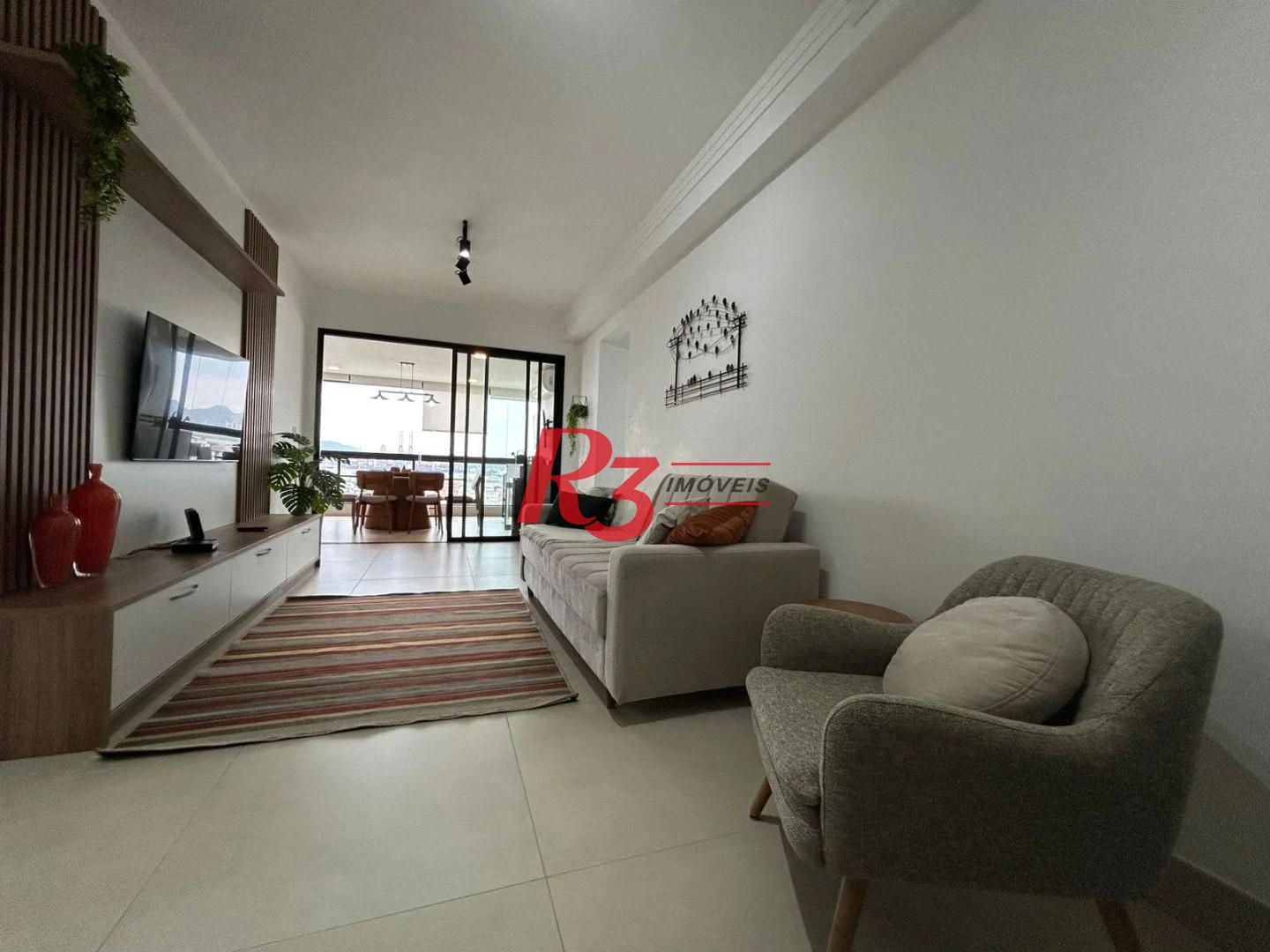 Apartamento com 3 dormitórios à venda, 120 m² por R$ 1.850.000,00 - Aparecida - Santos/SP