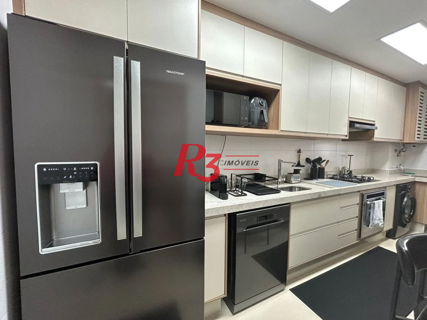 Apartamento com 3 dormitórios à venda, 120 m² por R$ 1.850.000,00 - Aparecida - Santos/SP