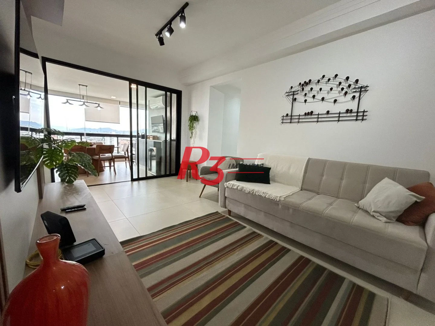 Apartamento com 3 dormitórios à venda, 120 m² por R$ 1.850.000,00 - Aparecida - Santos/SP