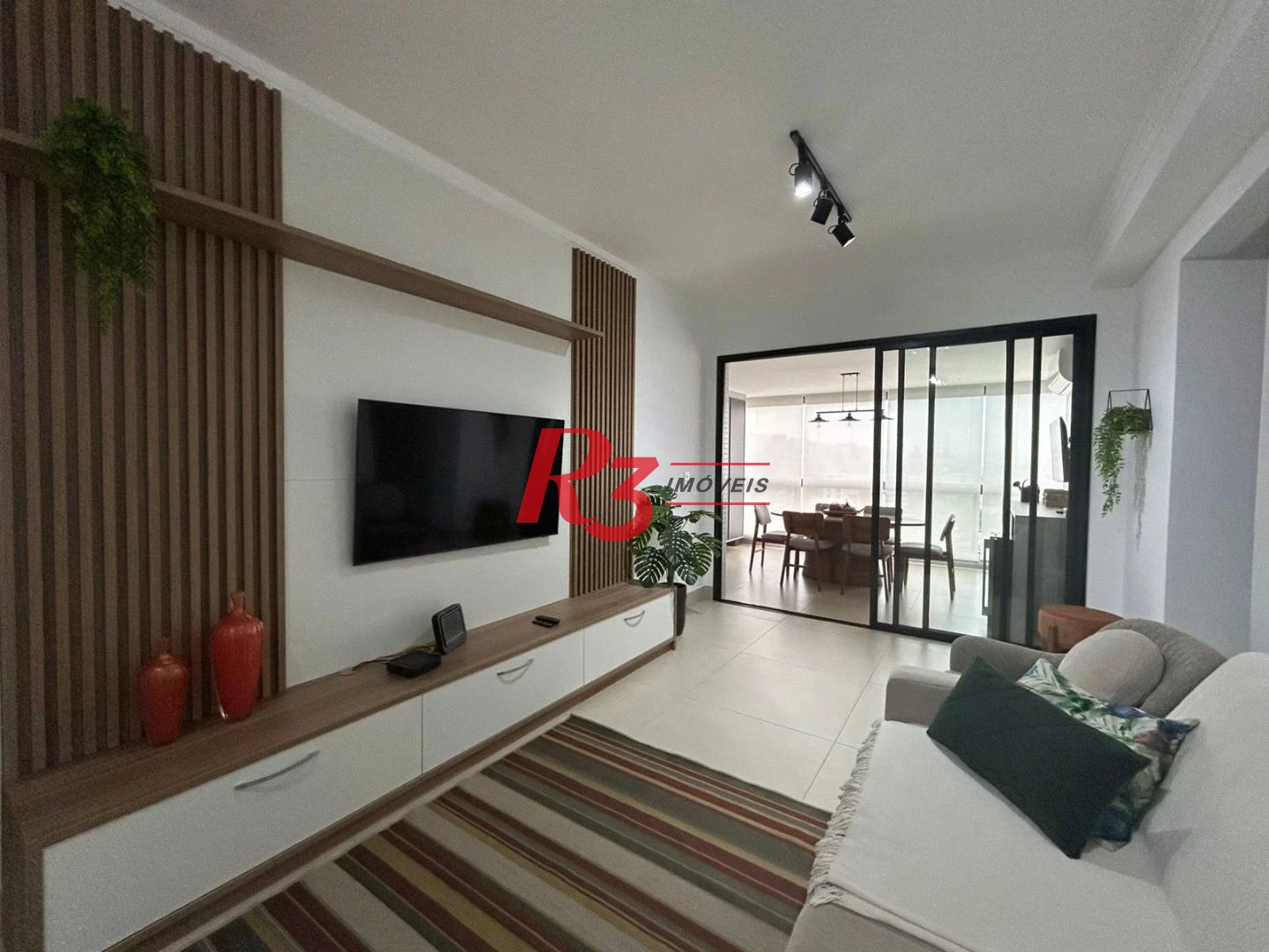 Apartamento com 3 dormitórios à venda, 120 m² por R$ 1.850.000,00 - Aparecida - Santos/SP